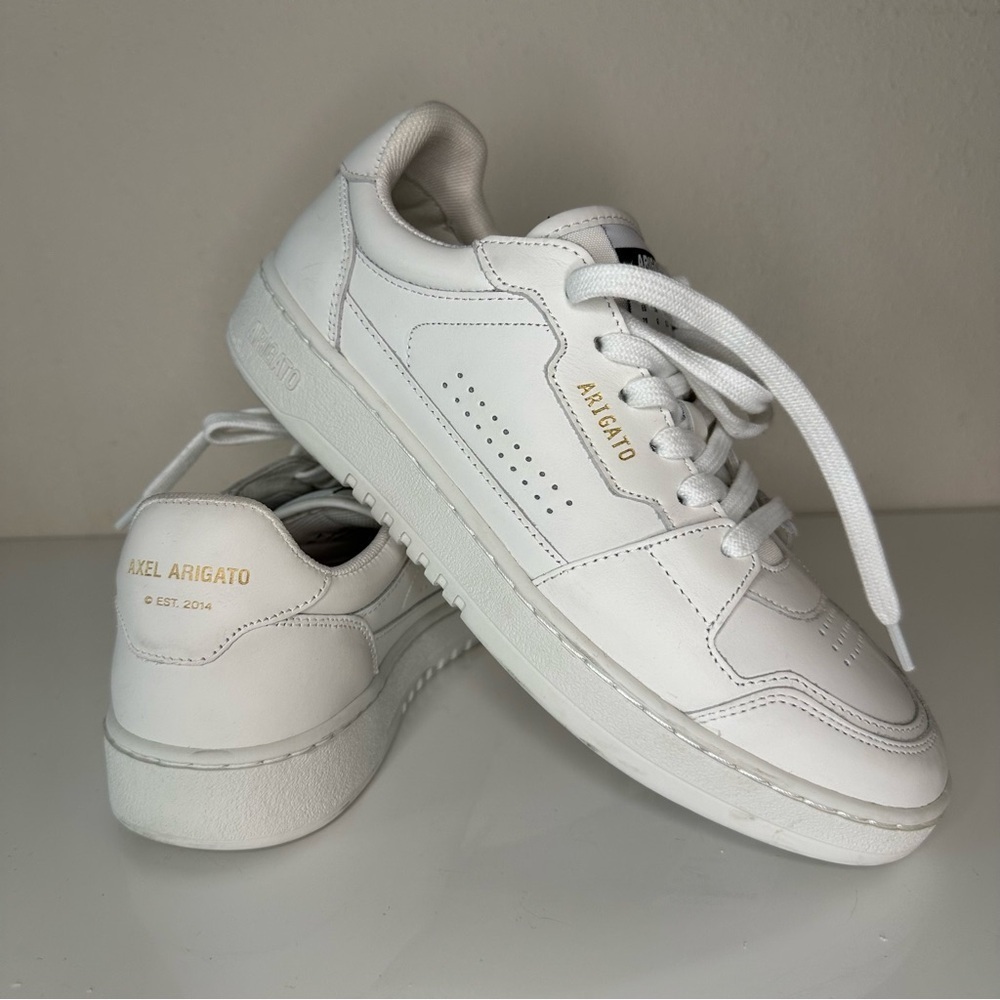 Axel Arigato White Leather Sneakers
